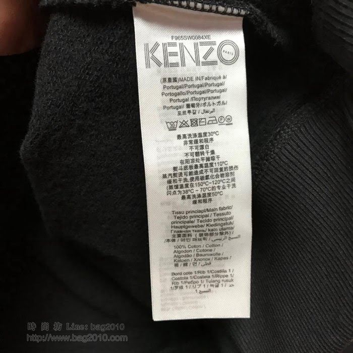 Kenzo男裝 19/20FW新款刺繡衛衣 最高品質 男士秋季最新單品  tzy2340